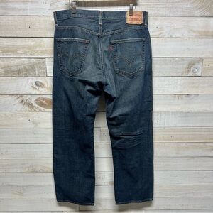Levis 569 Jeans Mens‎ 36x34 Loose Straight Dark Wash Denim